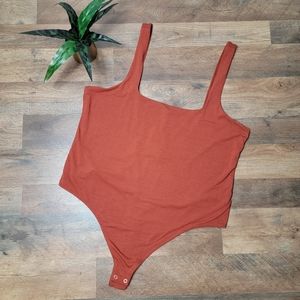 🆕️Good American Square Neck Tank Thong Bodysuit 3XL
